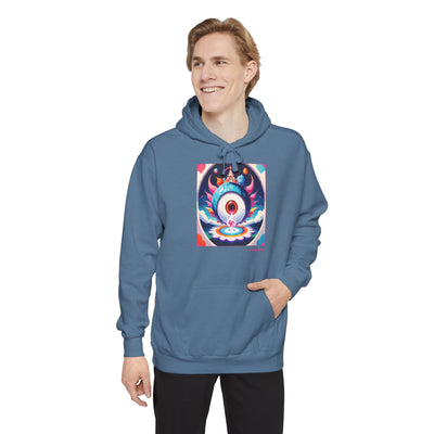 Áo hoodie nhuộm hàng unisex